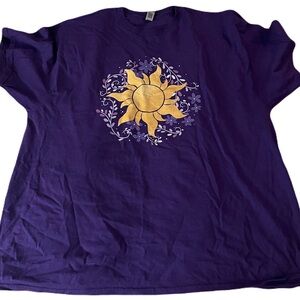 Tangled Corona Star Purple Tee